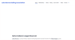 Desktop Screenshot of lakemonroesailing.com